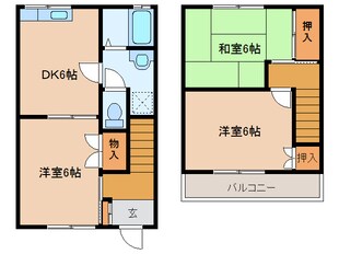 秀和ハイツの物件間取画像